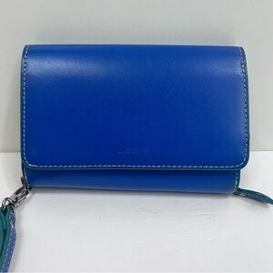 Lodi’s blue wallet / wristlet